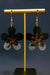 Black Sliver Bloom Earring