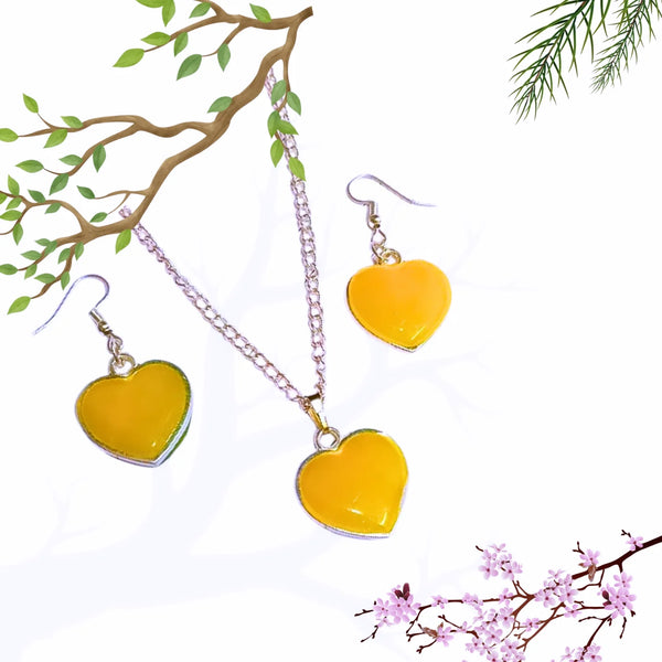 Yellow & Silver jewellery