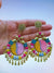 Multi colour jhumka