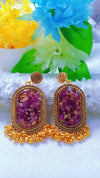 Real Rose Patales & Golden flex jhumka