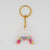 Customized Resin Keychain With Multi-Colour Transparent Alphabet A