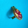 Crimson Eclipse Real Rose Patles Ring