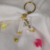 Personalized White Resin Keychains With A Initials
