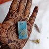 Shimmery Resin Jewelry With Preserved Flower for Anniversary Gift